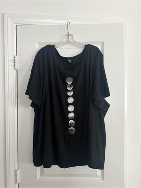 Black Moon Phase Short Sleeve Graphic T-Shirt